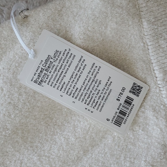 Lululemon Brushed Cottom Merino Blend Tunic - Picture 4 of 5